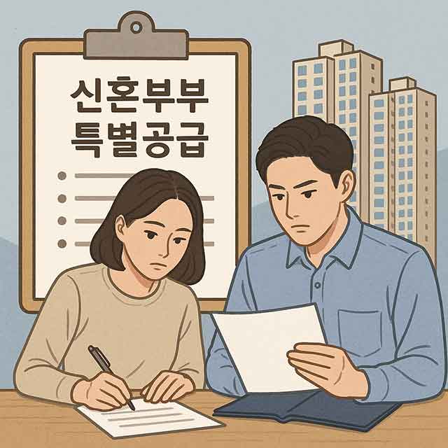 신혼부부 특별공급 아아파트 청약 절차와 고려할 점