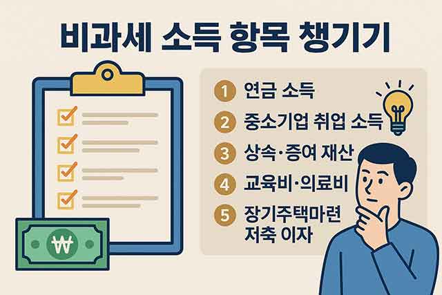 연말정산 놓치기 쉬운 비과세 혜택 - 절세 꿀팁 1