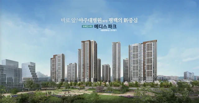 브레인시티 메디스파크 로제비앙 모아엘가 아파트 분양가 평면도